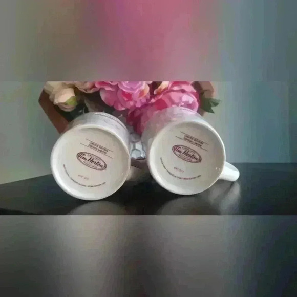 Tim Hortons 2007 Limited Edition Coffee Tea Mug Cup 14 oz N 007 Set of  2 - Picture 5 of 9